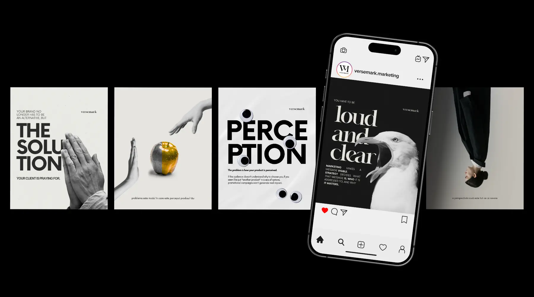 Versemark social media showcase