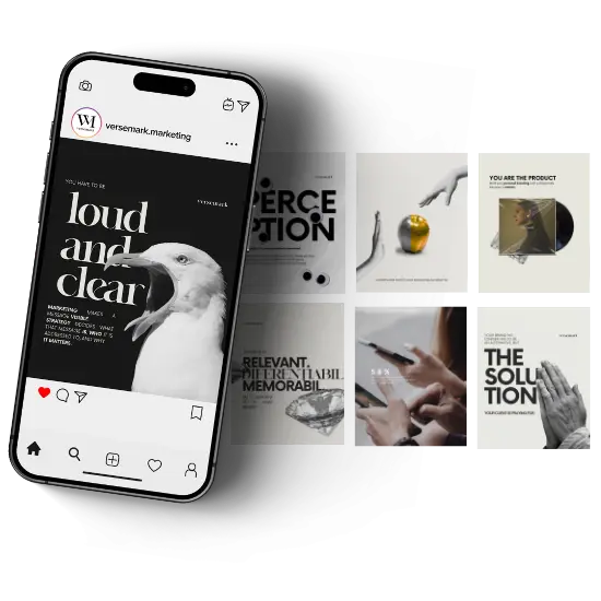 Versemark social media direction